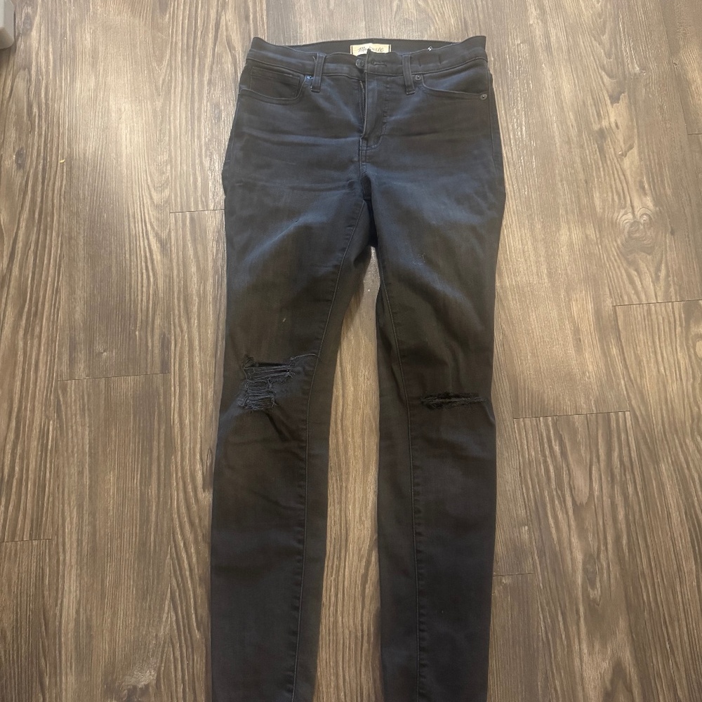 Black Madewell 9’’ Mid-Rise Skinny Jean
